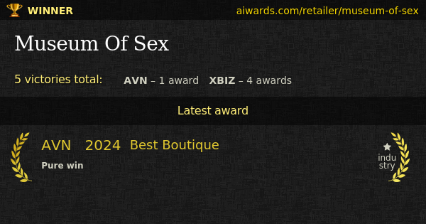 Museum Of Sex Aiwards